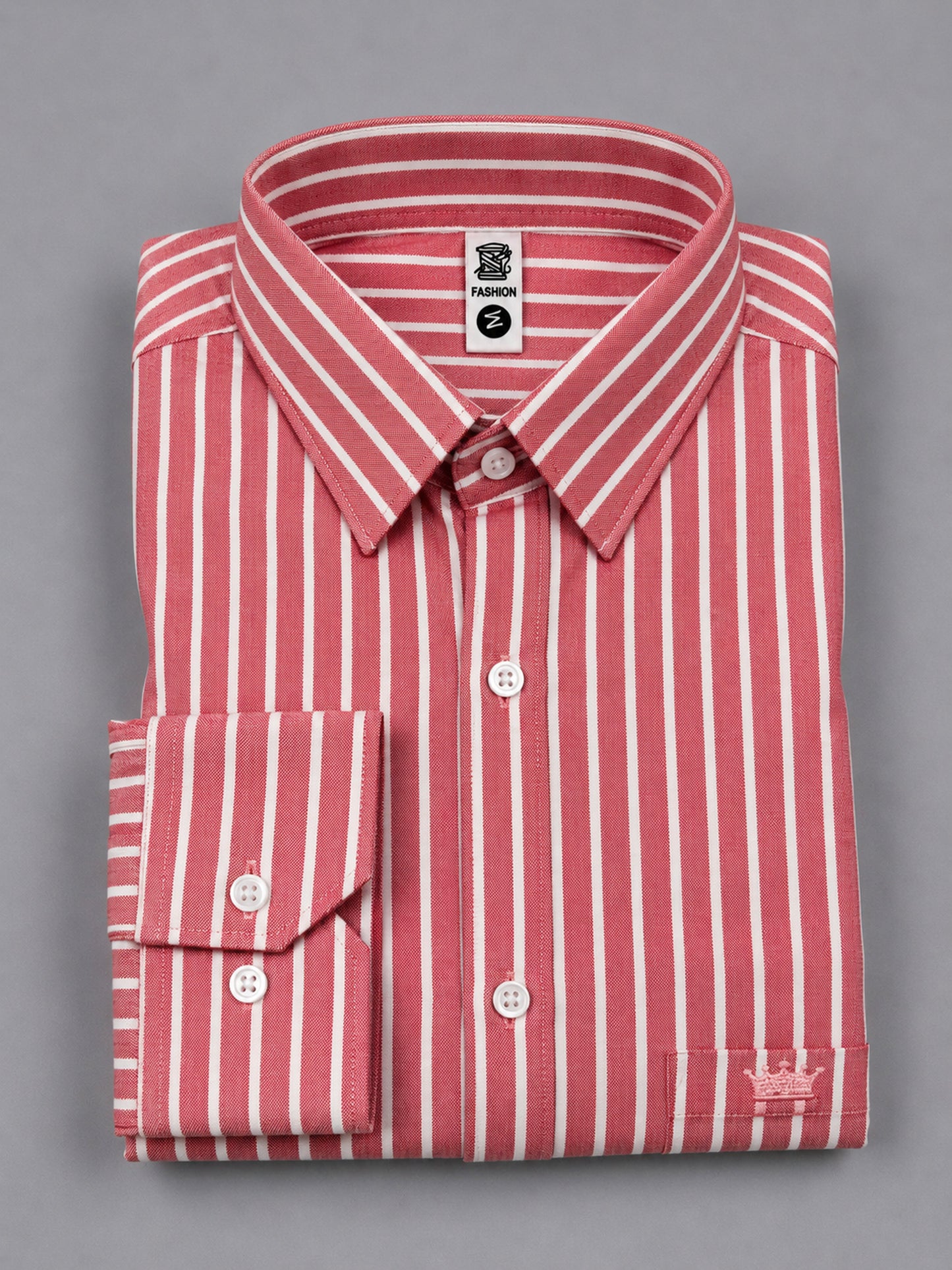 Shirtly Premium Pink Oxford Shirt for Men – Smart Fit & Classic Style