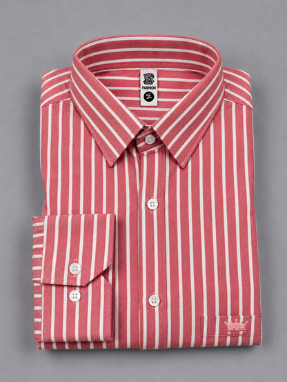 Shirtly Premium Pink Oxford Shirt for Men – Smart Fit & Classic Style
