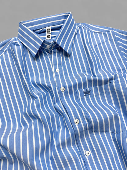 Shirtly Premium SkyBlue Oxford Shirt for Men – Smart Fit & Classic Style
