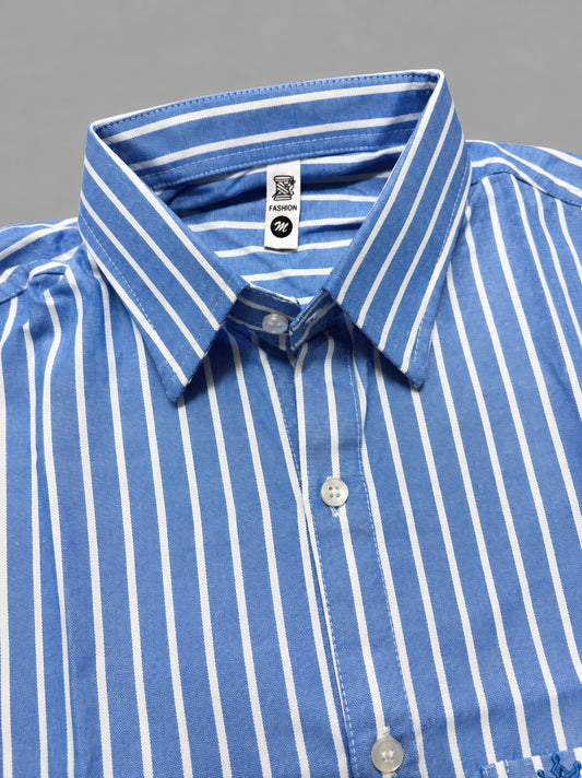 Shirtly Premium SkyBlue Oxford Shirt for Men – Smart Fit & Classic Style