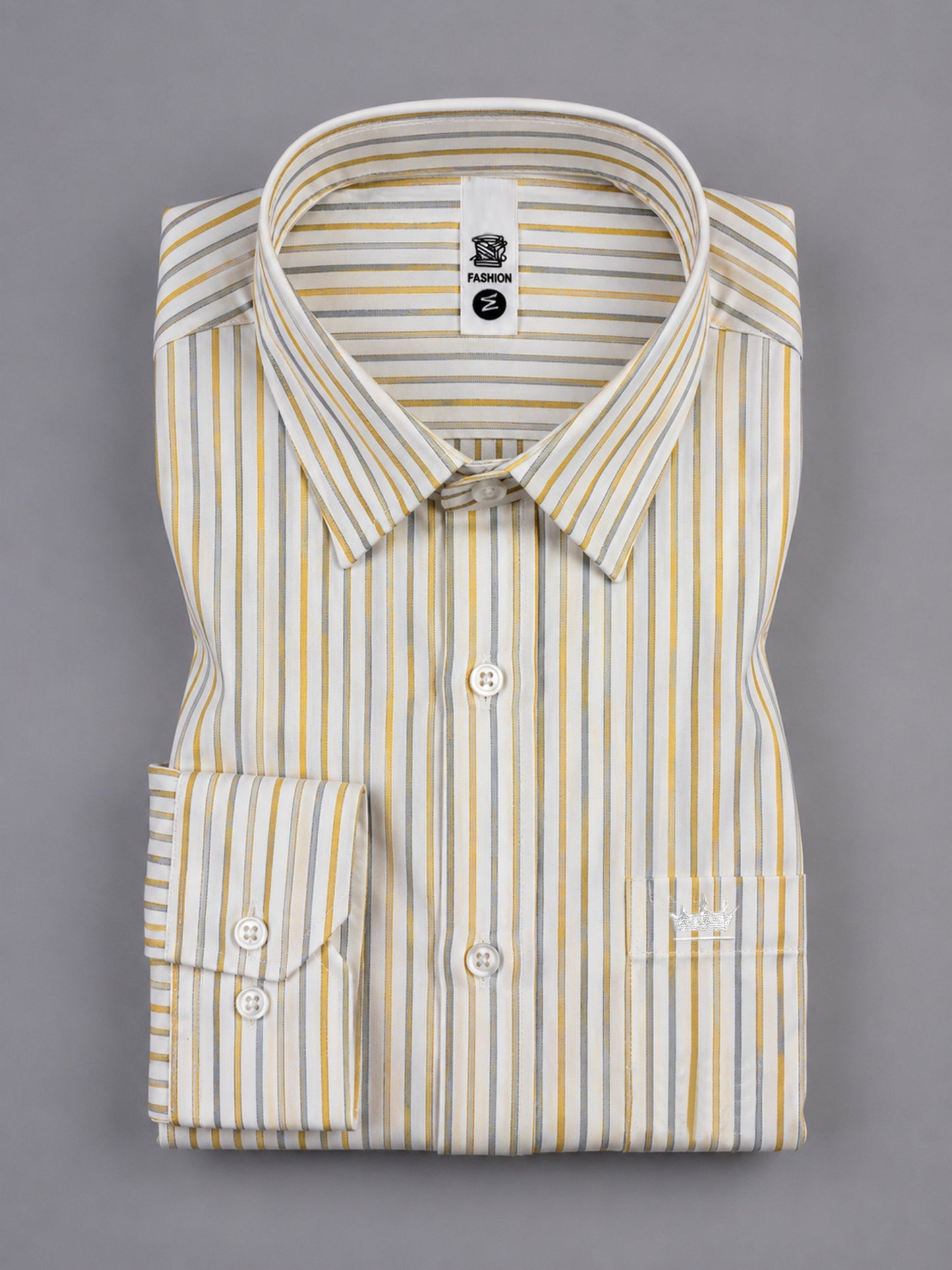 Shirtly Premium Striped Office Wear Formal Shirt for Men – Smart Fit & Classic Style