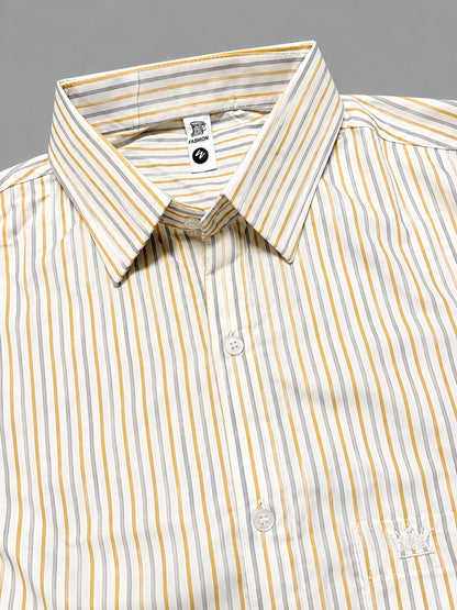 Shirtly Premium Striped Office Wear Formal Shirt for Men – Smart Fit & Classic Style
