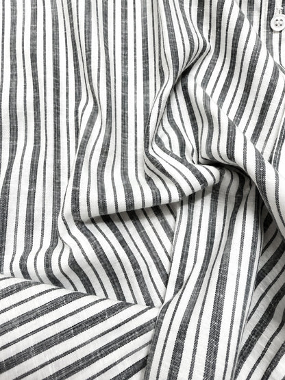 Shirtly Premium Striped Cotton Linen Shirt for Men – Smart Fit & Casual Style