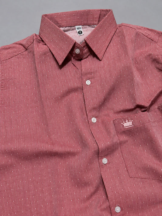 Shirtly Signature Red Premium Shirt – Smart Formal Wear for Men