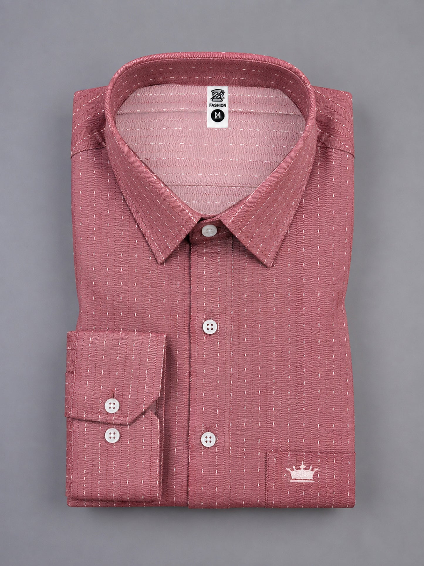 Shirtly Signature Red Premium Shirt – Smart Formal Wear for Men