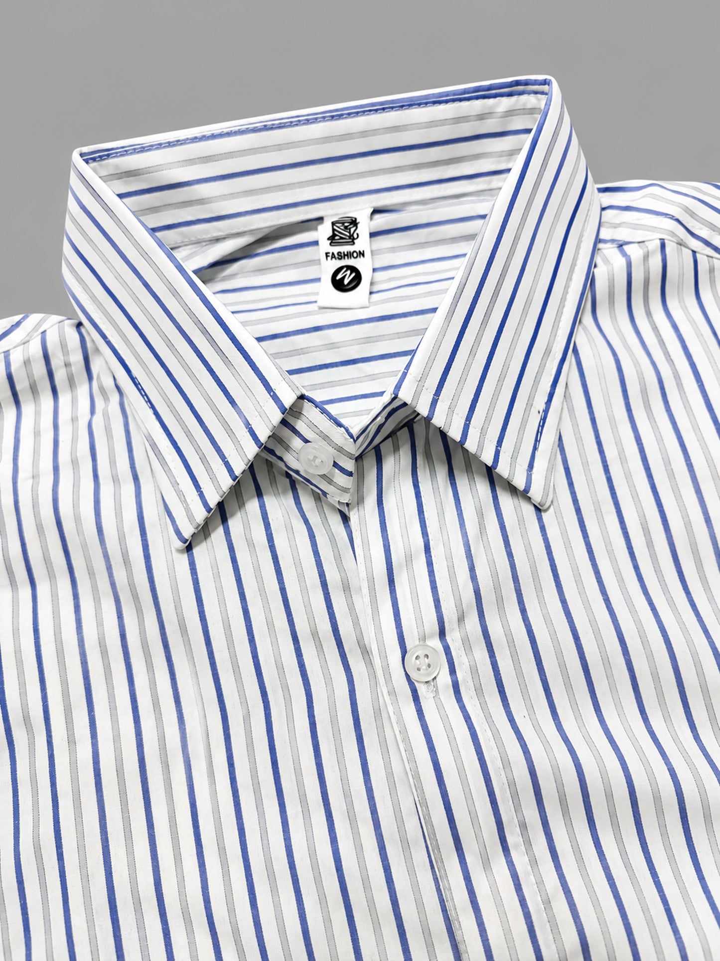 Shirtly Premium Striped Office Wear Formal Shirt for Men – Smart Fit & Classic Style