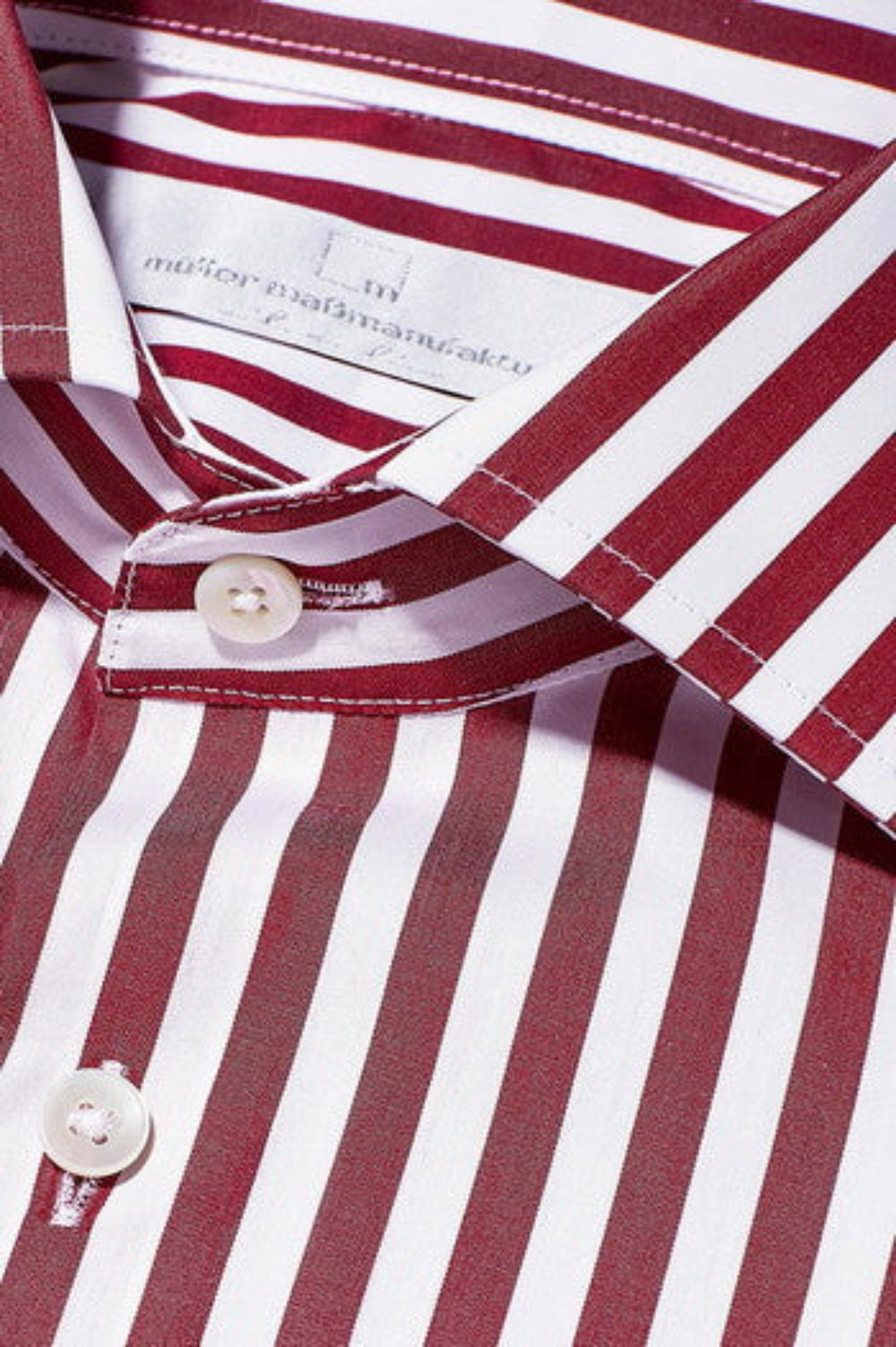 Tailor-made Striped Shirt in Red - A-Grade 104 Quality for Ultimate Comfort and Style