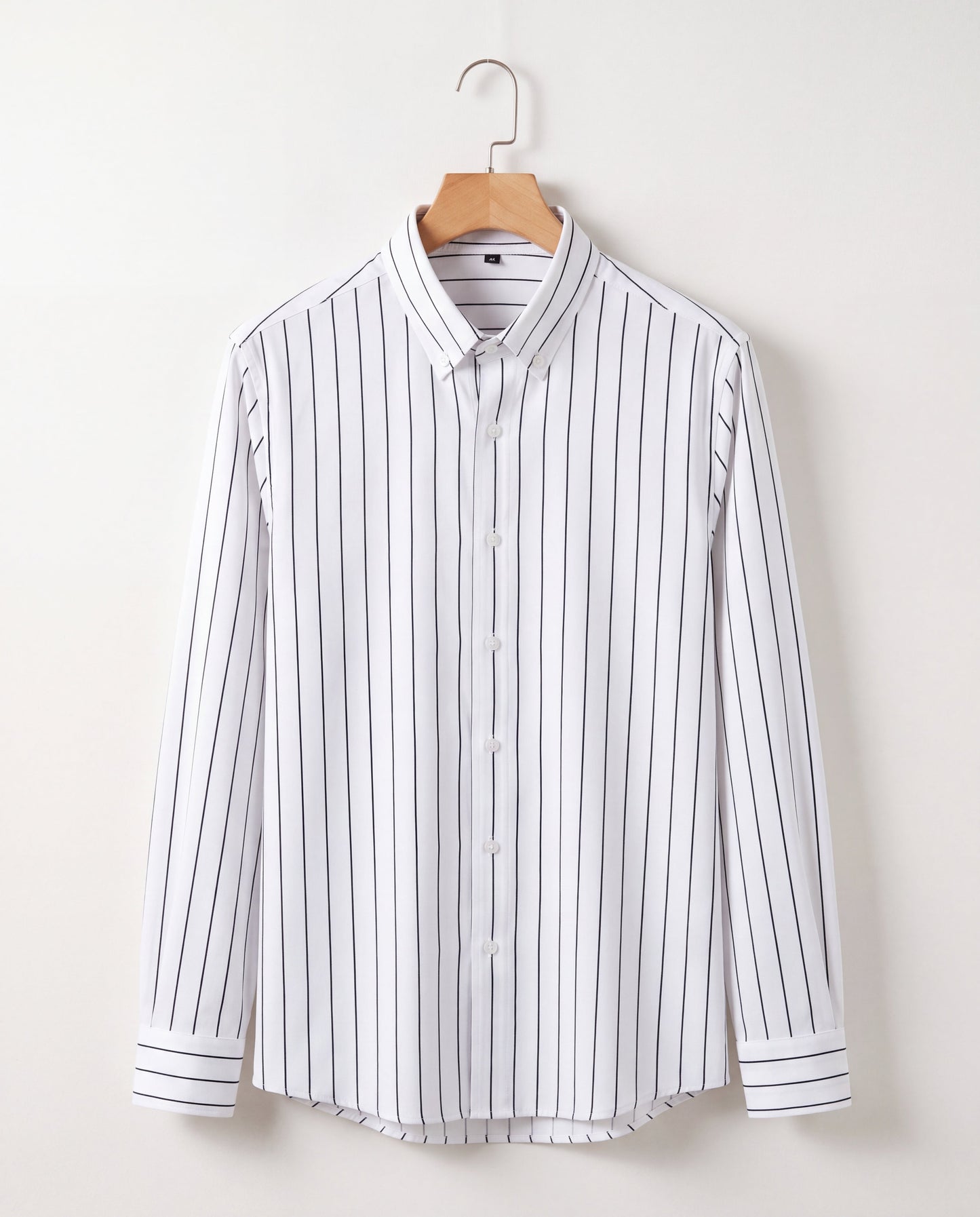 Shirtly White Linen Blend Stripe Shirt