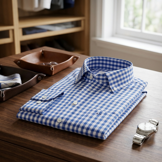 Tailor-Made Printed Cotton Shirt - A-Grade 111 for Elegant Formal Wear