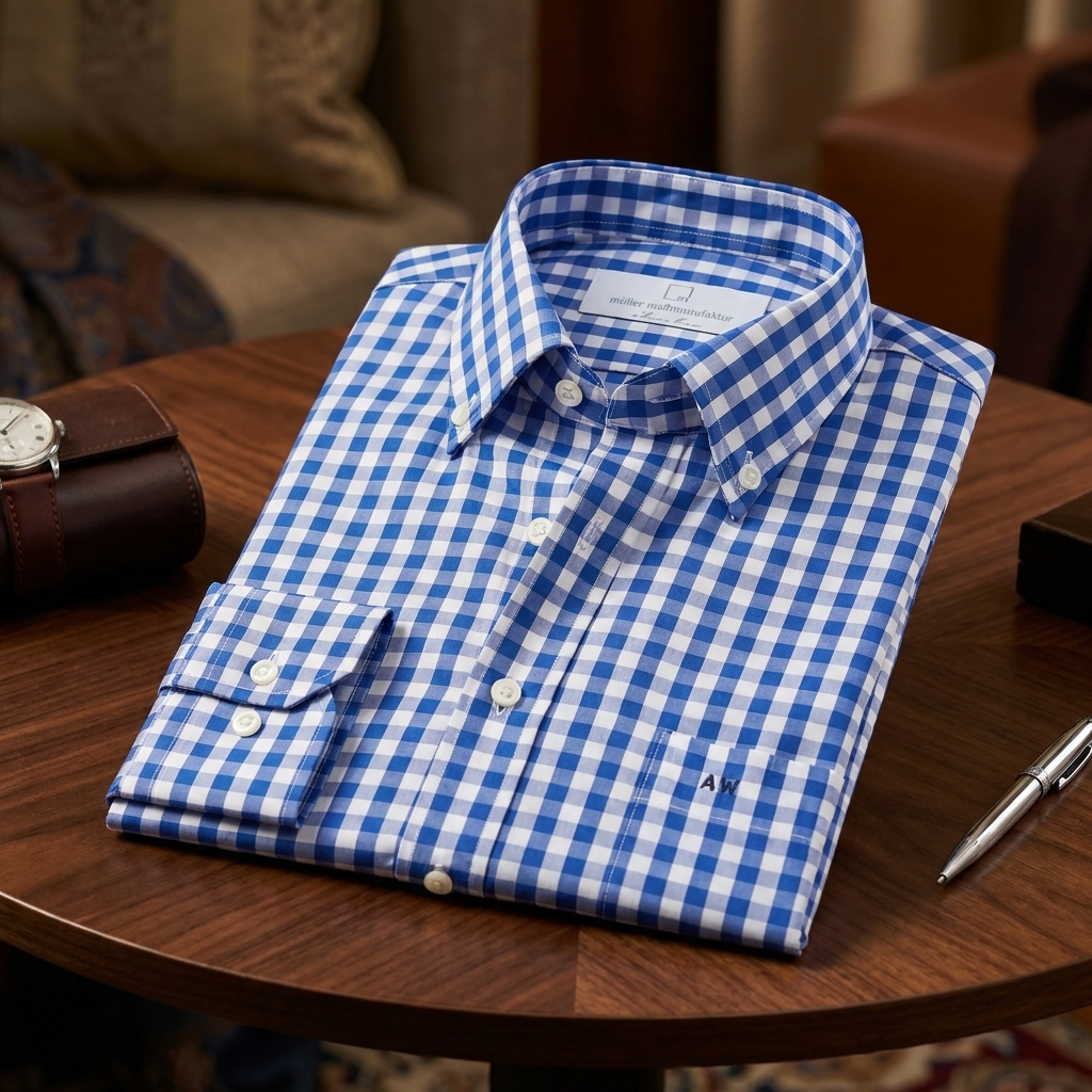 Tailor-Made Printed Cotton Shirt - A-Grade 111 for Elegant Formal Wear