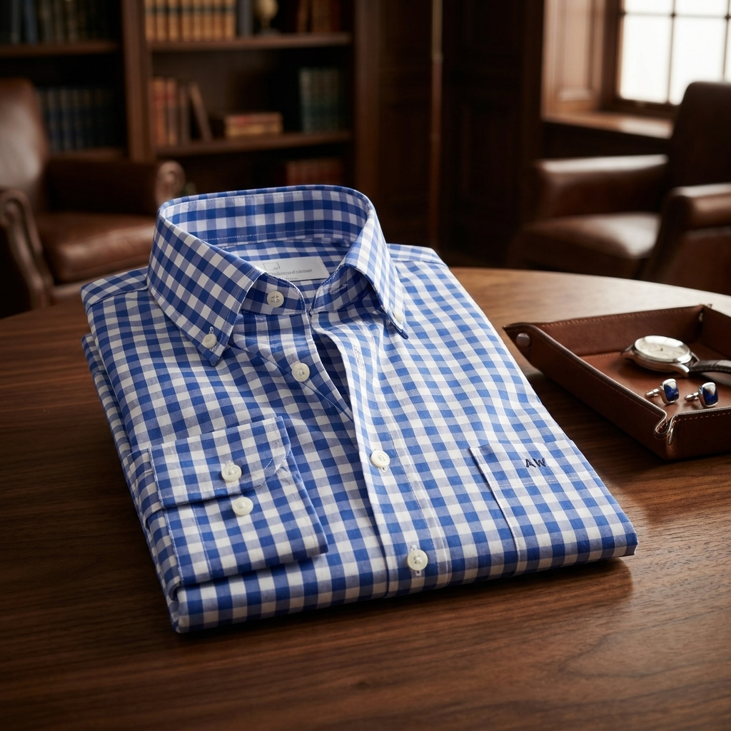 Tailor-Made Printed Cotton Shirt - A-Grade 111 for Elegant Formal Wear