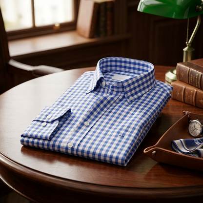 Tailor-Made Printed Cotton Shirt - A-Grade 111 for Elegant Formal Wear